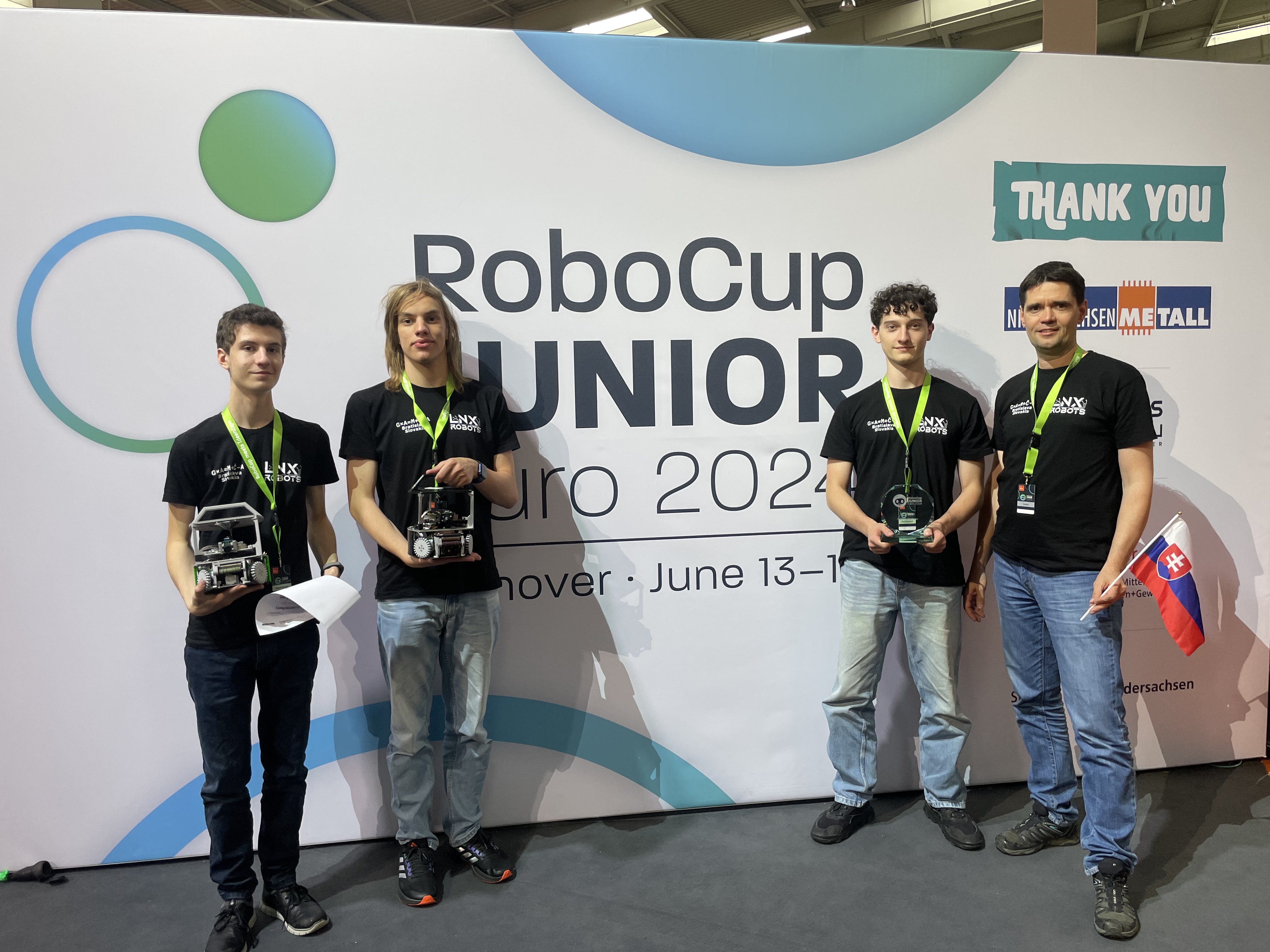 LNX Robots. RoboCupJunior European Championship 2024, Hanover