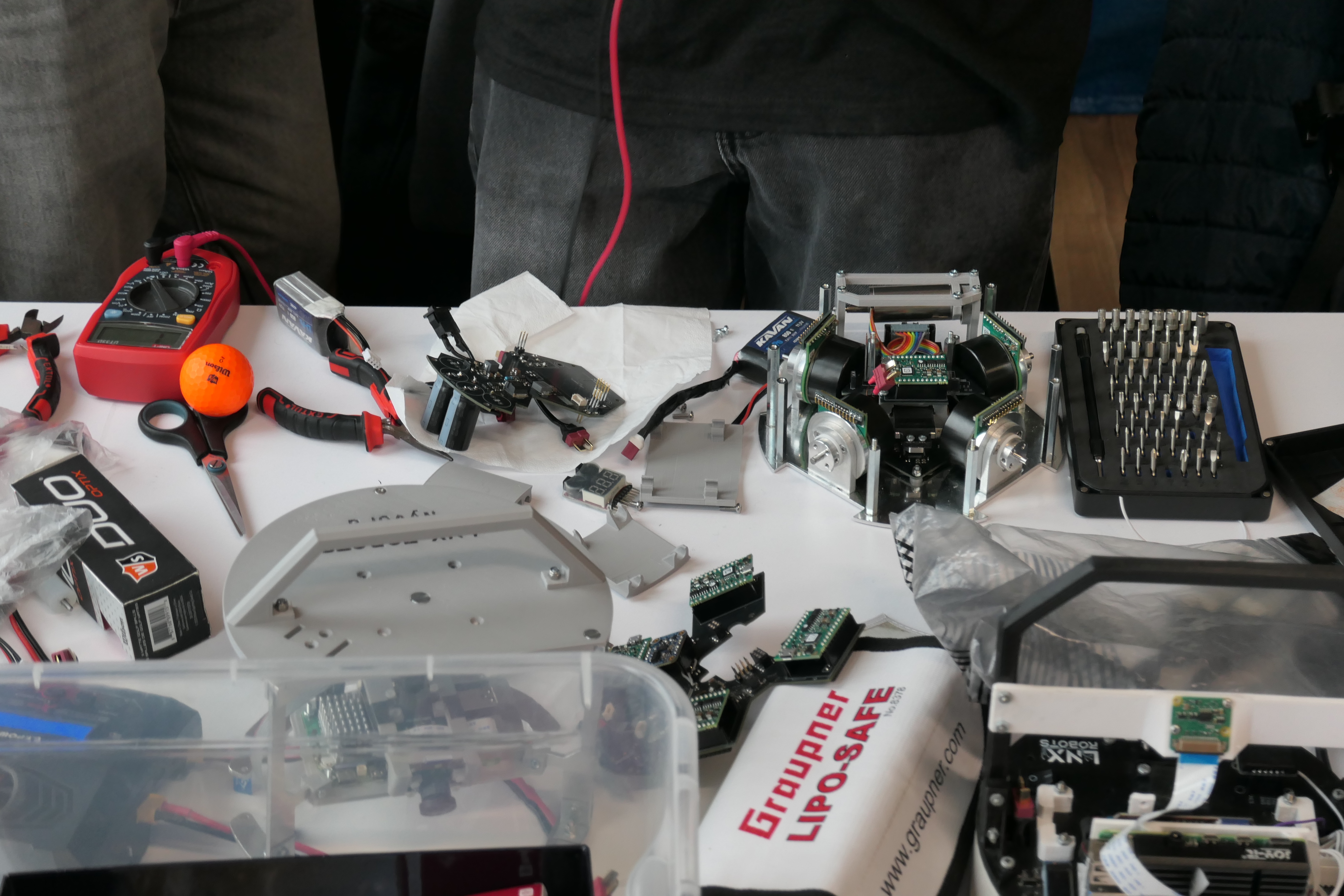 Assembling the new robot