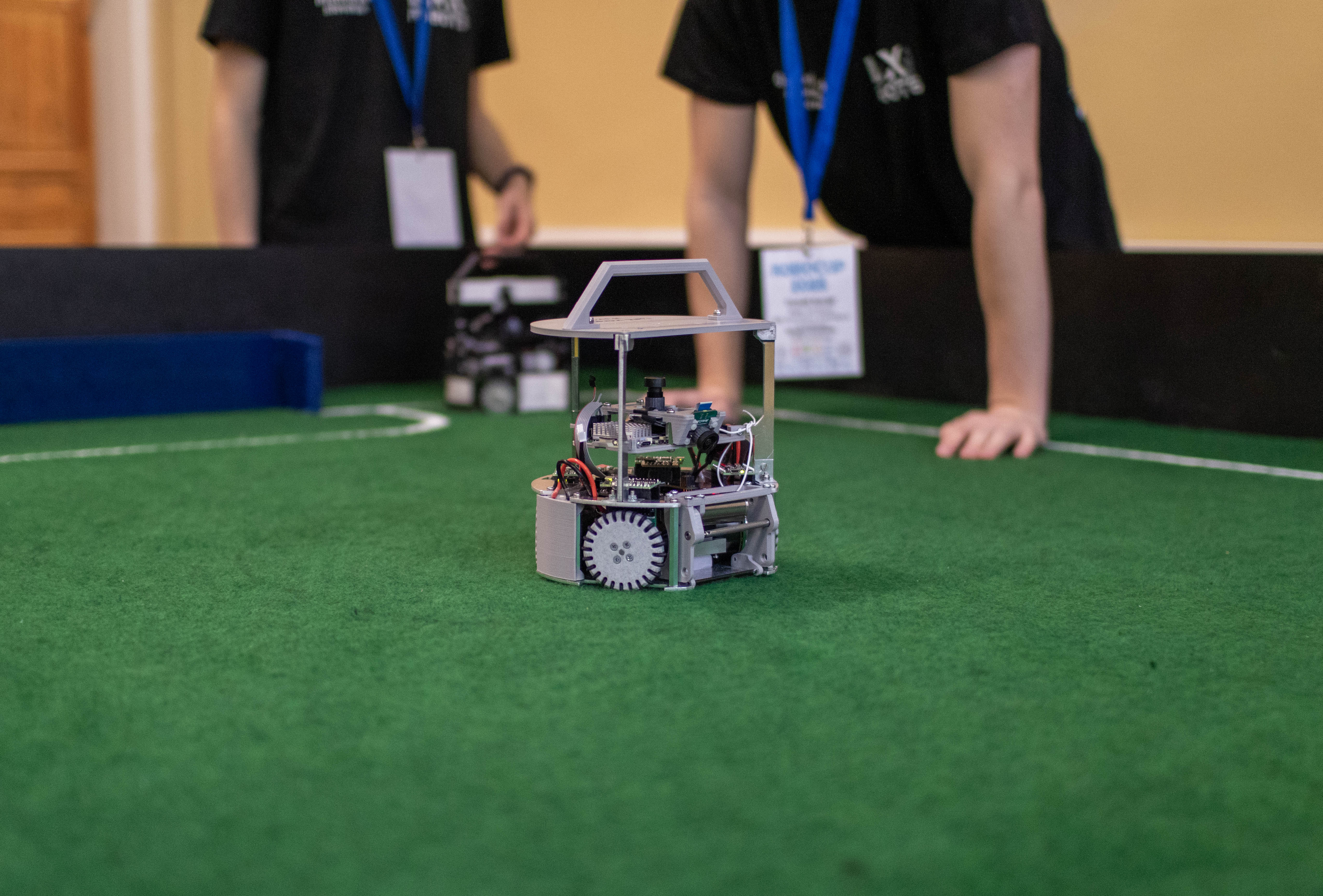 Nyvora the robot. RoboCup Junior 2025 Slovakia. Photo: SPŠE Zochova